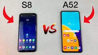 Samsung A52 vs S8 SPEED Test Comparison!