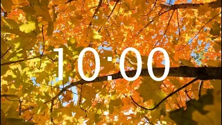 10 Minute Autumn Leaves Timer - LoFi Fall Leaves Classroom Countdown Timer