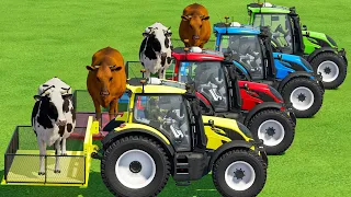 VALTRA OF COLORS & MINI ANIMAL LOADER OF COLORS IN FS22 | FARMING SIMULATOR 22 |