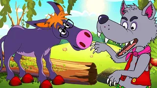 The Wise Donkey. Funny English Animal Fairytale / Cartoon / Fairy Planet / Bedtime story for kids