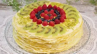 🍰 Блинный Торт Без Духовки! Необычный торт с пикантной добавкой! Когда хочется чего-то особенного!