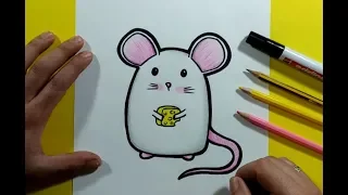 Como dibujar un raton paso a paso 13 | How to draw a mouse 13