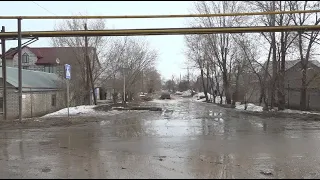 Подтопление грозит жилым микрорайонам Уральска