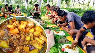 Pork cooking and eating in Forast | pork curry | Pork curry Recipe | Pork cooking | Pork eating