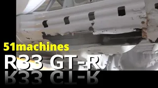 R33GT-R再生プロジェクト#12　ボロボロのサイドシルインナーを復元⁉（EnglishSabtitle）