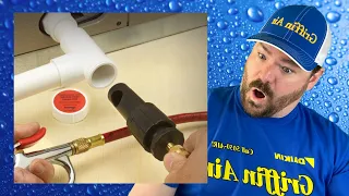 EASIEST Way to CLEAR Your HVAC Drain!
