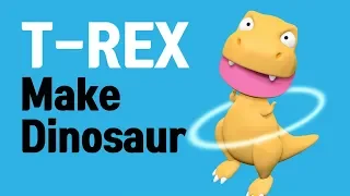 Make Dinosaur-T-rex/ 3D Character animation