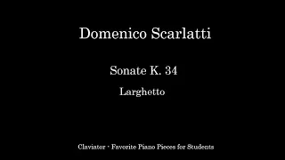 Domenico Scarlatti - Sonata K.34 (Level 2-3)