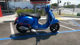 2022 Vespa GTS Super 300 Sport / Walk Around / Start Up / Sound Clip