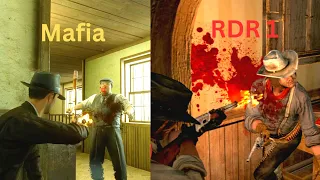 Mafia The Definitive Edition vs. Red Dead Redemption 1 - Modern vs. Old - Gameplay Comparison