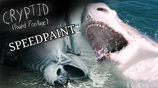 Cryptid speedpaints #4 (Found footage art) (Ibis Paint)