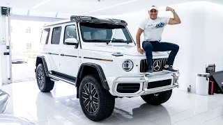FIRST DRIVE IN THE NEW G-WAGON 4x4 SQUARED! || Manny Khoshbin