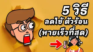 5 วิธีลดไข้ตัวร้อน บรรเทาอาการไม่สบาย (ให้หายป่วยไวที่สุด)