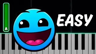 Geometry Dash - Stereo Madness (LVL 1) - EASY Piano Tutorial