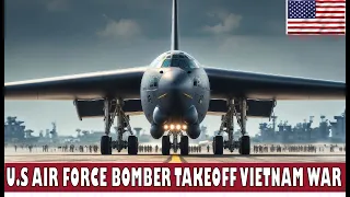 U.S Air Force B-52 Bomber Takeoff At Vietnam War | World History Documentary |