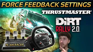 DiRT Rally 2.0 Force Feedback Wheel Settings - Thrustmaster
