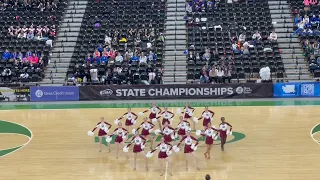 Mercer Island Drill Team Pom Routine at State 2023