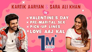 Kartik Aaryan-Sara Ali Khan On Valentine's Day, Pre-Marital Sex, Weird Pick-Up Lines & Love Aaj Kal