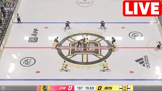 LIVE NOW - Boston Bruins vs Chicago Blackhawks - 11th Oct 2023 | NHL Full Game Highlights NHL 24