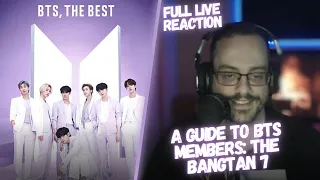 Full Live Reaction To A Guide to BTS Members: The Bangtan 7