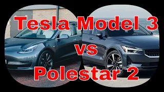 2023 Tesla Model 3 Performance vs Polestar 2 Performance (Side by Side Comparison)
