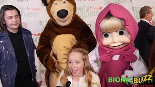 Masha and the Bear Interview at Hollywood Christmas Parade