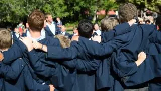 Year 7 War Cry after Final Assembly