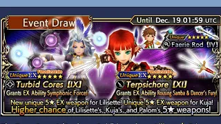 Dissidia Final Fantasy Opera Omnia Global - Kuja EX+ & Lilisette EX+ & Zidane EX & Lenna EX