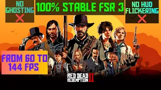 How to install 100% stable fsr 3 in rdr 2 (updated mod) no ghosting/no crash AMD+NVIDIA GPU MOD LINK