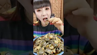 asmr mukbang seafood cheese ,mukbang spicy food 268