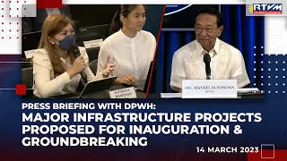 PCO Press Briefing with DPWH Secretary Manual Bonoan 3/14/2023