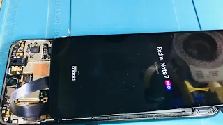 Xiaomi Note 7 Pro No Light Blank Screen Solution [Hindi] After Water Damaged