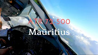 ATR 72-500 | Landing in Sir Seewoosagur Ramgoolam Airport | Mauritius Island