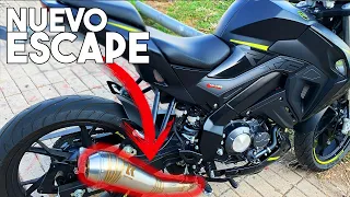 Cambio escape Keeway RKF 125 - Escape TurboKit [Exhaust Sound] 4k