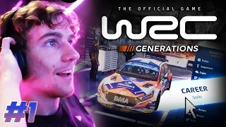 SLIDING INTO OUR FIRST RALLY - WRC Generations Career Mode Part 1