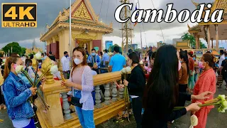[4K] Cambodia walk, Phnom Penh 2021/walking tour @The Royal Palace