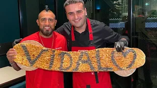 Vidal cooks food  🍲🍜with Burak cznburak funny video 😂 || soccer10