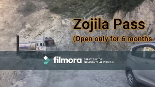 Zojila Pass, Drass, Ladakh J&K, India (World most Danger road)