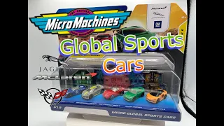 Micro Global Sports Cars! 2022 Micro Machines Series 6 Unboxing & Review! World Packs.