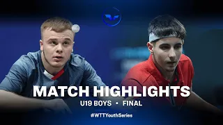 Hugo Deschamps vs Eduard Ionescu | U19 BS Final | WTT Youth Star Contender Tunis 2023
