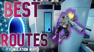 BEST Portal Rush Routes For ALL Simulation Maps In Splitgate