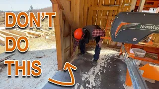 What I Would Do Differently With My Sawmill Shed