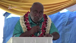 Fijian Minister for Fisheries commissions new patrol vessel.