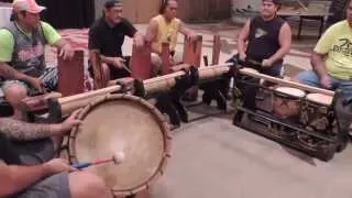 Rehearsal of Tahiti Ora musicians 1