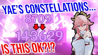 HOW FAR SHOULD YOU GO? An Honest Review of Yae Miko's Constellations - Genshin Impact