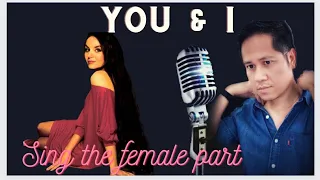 You and I - Eddie Rabbit x Crystal Gayle - Karaoke - Male Part Only