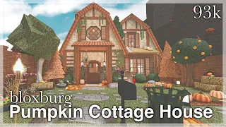 Bloxburg - Pumpkin Cottage House Speedbuild