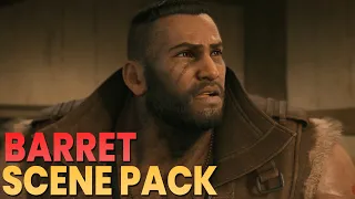 Barret Scene Pack || 1080p, 60FPS || Final Fantasy 7 Remake