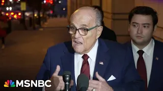 None of us could have predicted that Rudy Giuliani would fall this far this fast: Al Sharpton