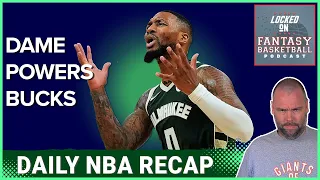 Oct 26 NBA Fantasy Basketball Recap: Lillard's Win, LeBron Breaks Limit